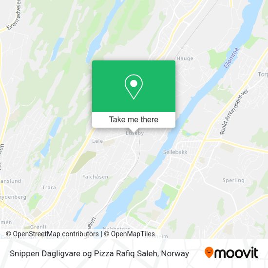 Snippen Dagligvare og Pizza Rafiq Saleh map