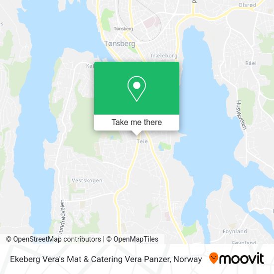 Ekeberg Vera's Mat & Catering Vera Panzer map
