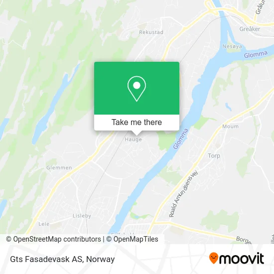 Gts Fasadevask AS map