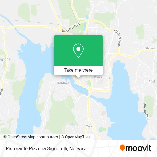 Ristorante Pizzeria Signorelli map