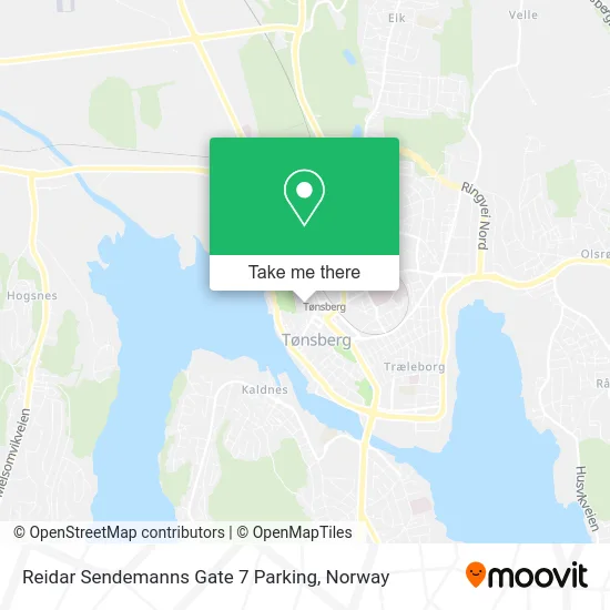 Reidar Sendemanns Gate 7 Parking map