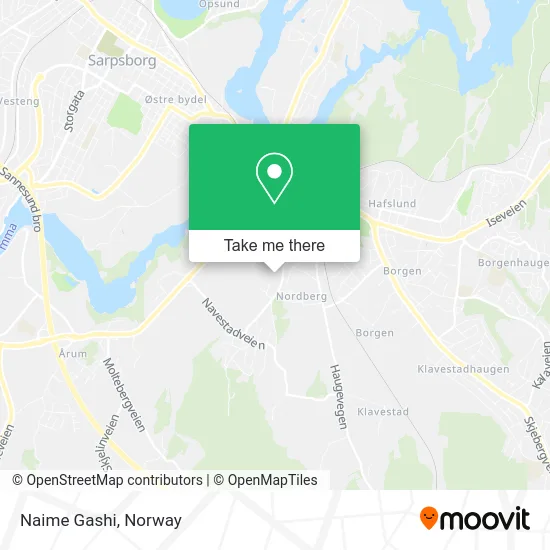 Naime Gashi map