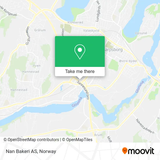 Nan Bakeri AS map