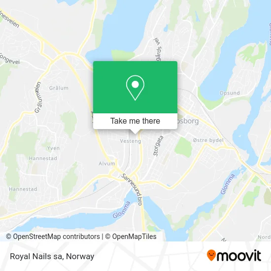 Royal Nails sa map