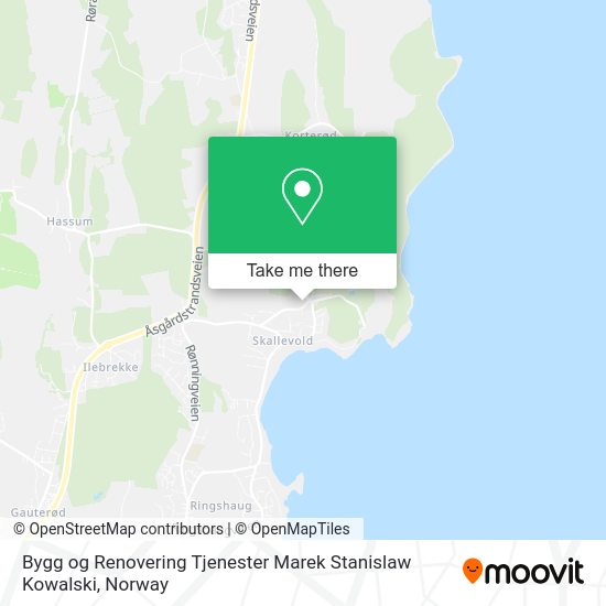 Bygg og Renovering Tjenester Marek Stanislaw Kowalski map