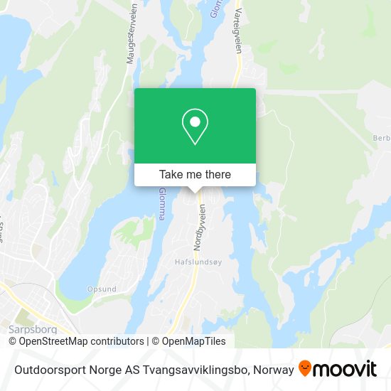 Outdoorsport Norge AS Tvangsavviklingsbo map