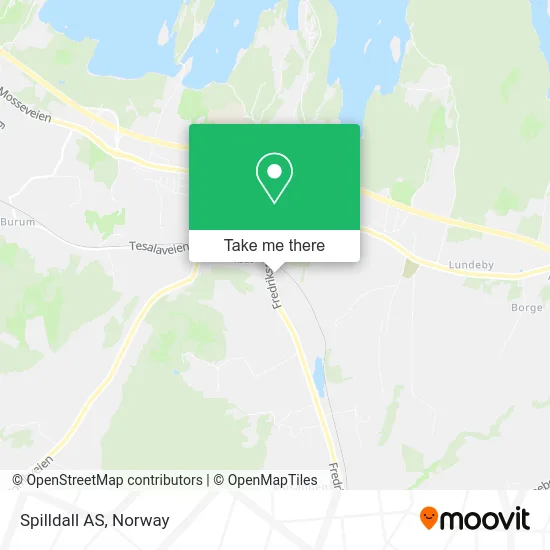Spilldall AS map