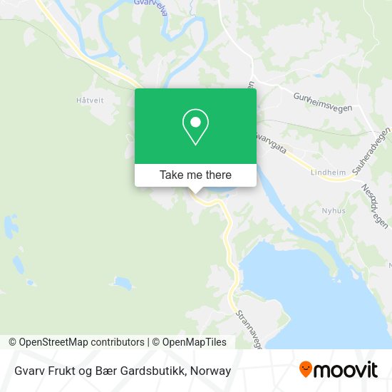 Gvarv Frukt og Bær Gardsbutikk map