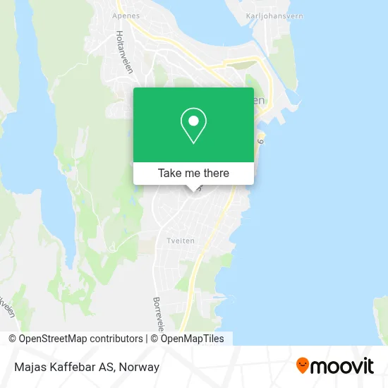 Majas Kaffebar AS map