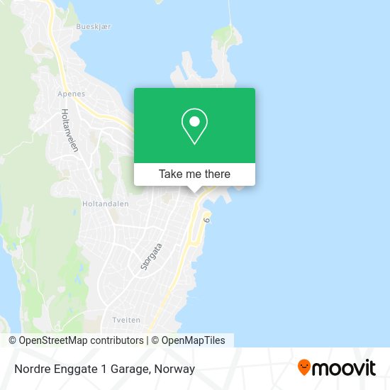 Nordre Enggate 1 Garage map