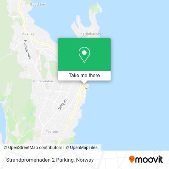 Strandpromenaden 2 Parking map