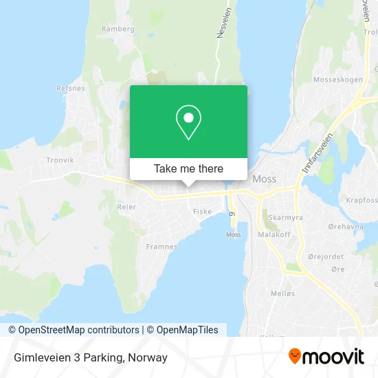 Gimleveien 3 Parking map