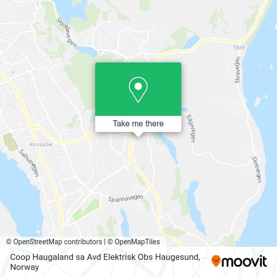 Coop Haugaland sa Avd Elektrisk Obs Haugesund map