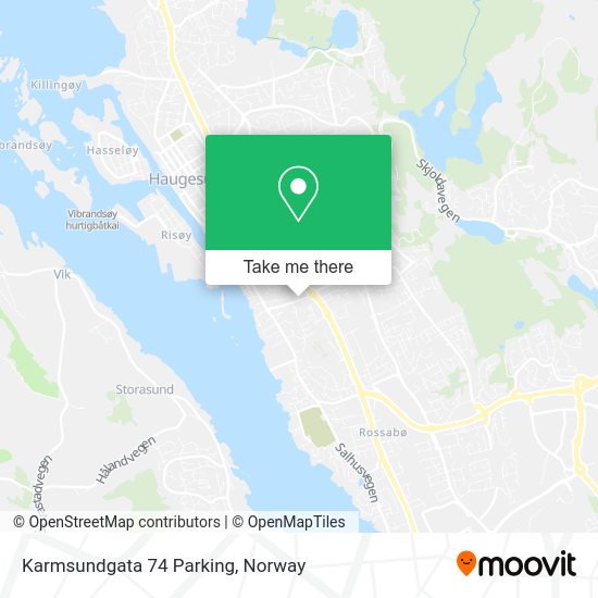 Karmsundgata 74 Parking map