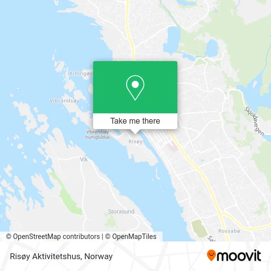 Risøy Aktivitetshus map