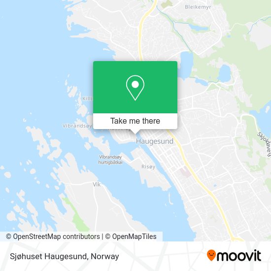 Sjøhuset Haugesund map