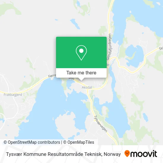 Tysvær Kommune Resultatområde Teknisk map