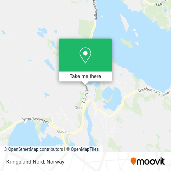 Kringeland Nord map
