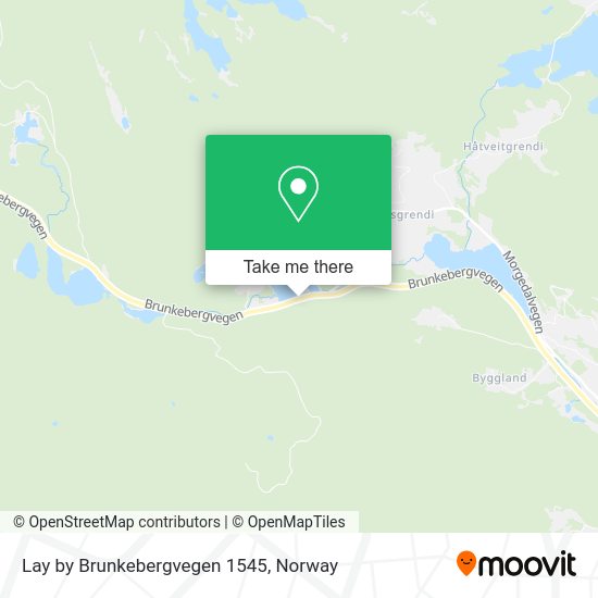 Lay by Brunkebergvegen 1545 map