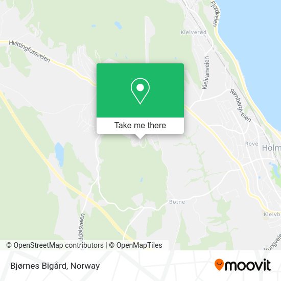Bjørnes Bigård map