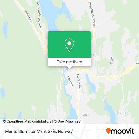 Marits Blomster Marit Skår map