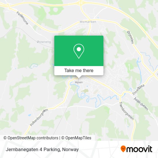 Jernbanegaten 4 Parking map