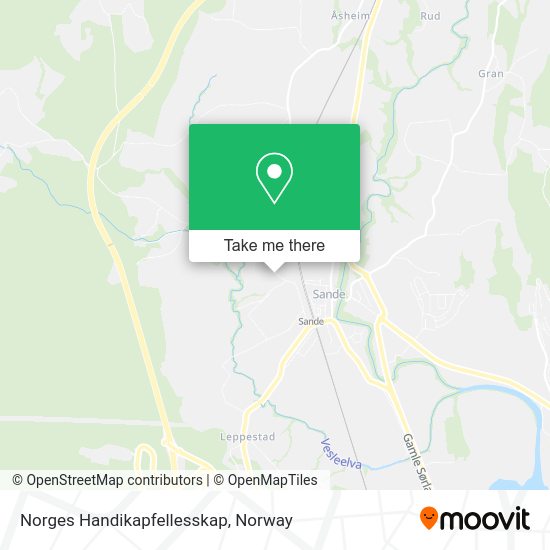 Norges Handikapfellesskap map