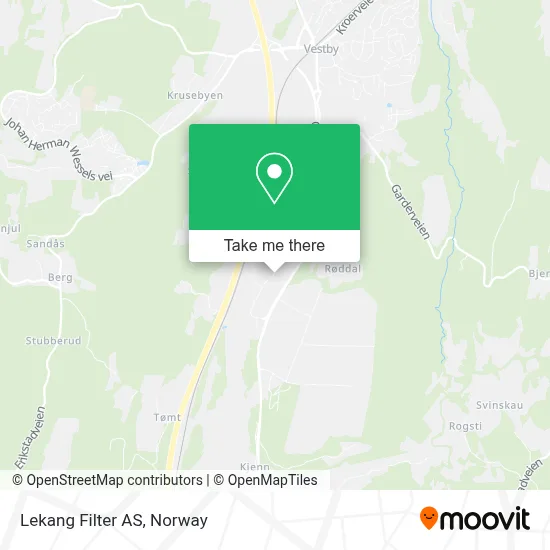 Lekang Filter AS map