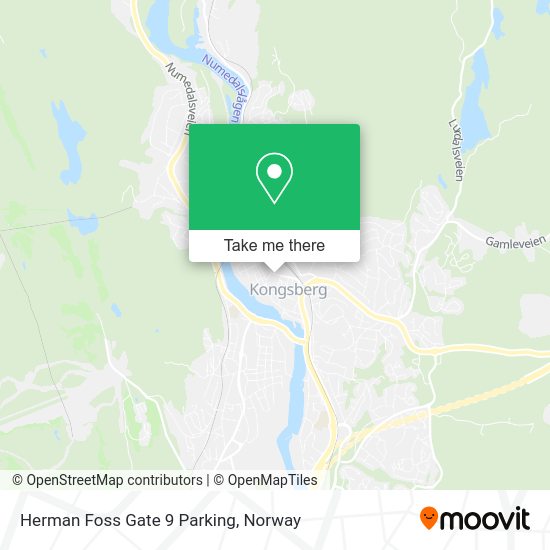 Herman Foss Gate 9 Parking map