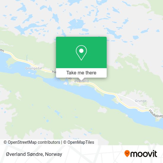 Øverland Søndre map