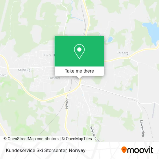 Kundeservice Ski Storsenter map