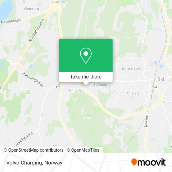 Volvo Charging map