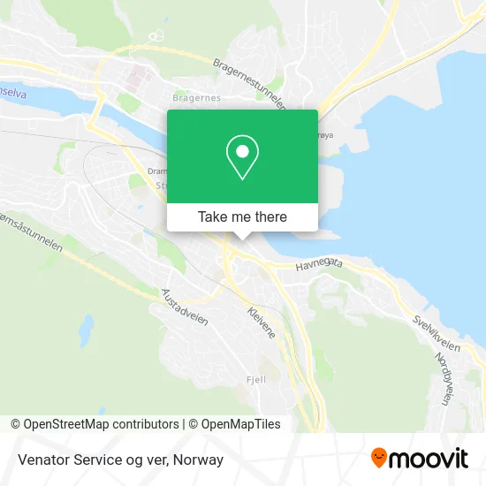 Venator Service og ver map