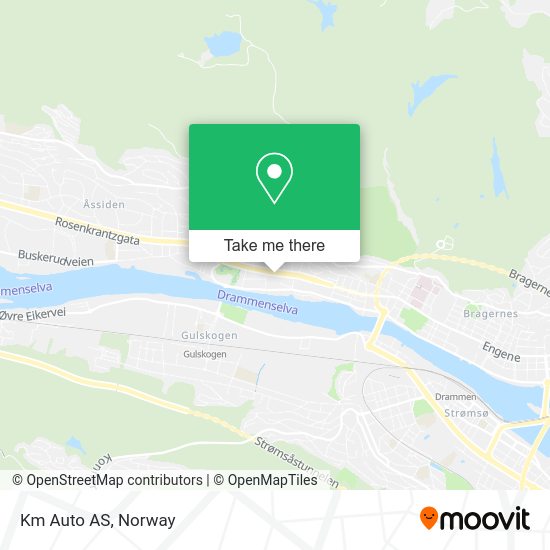 Km Auto AS map