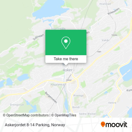 Askerjordet 8-14 Parking map