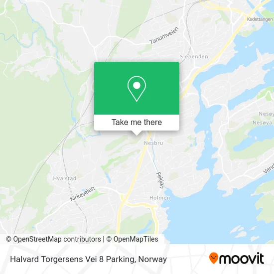 Halvard Torgersens Vei 8 Parking map