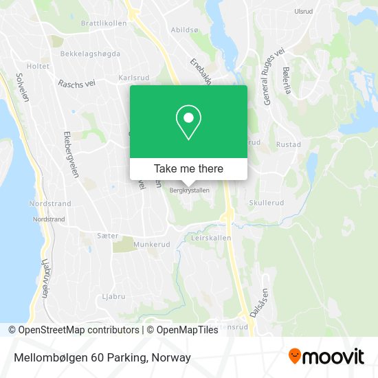 Mellombølgen 60 Parking map