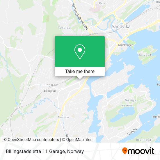 Billingstadsletta 11 Garage map