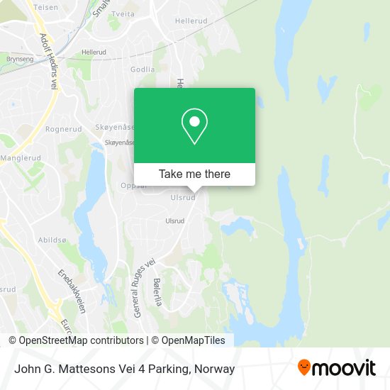 John G. Mattesons Vei 4 Parking map