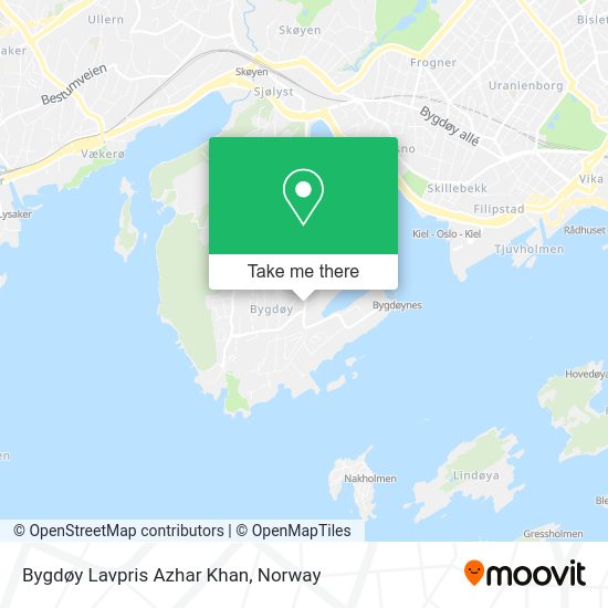 Bygdøy Lavpris Azhar Khan map