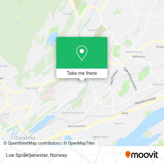 Loe Språktjenester map