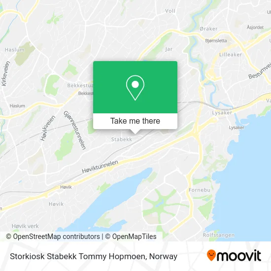Storkiosk Stabekk Tommy Hopmoen map