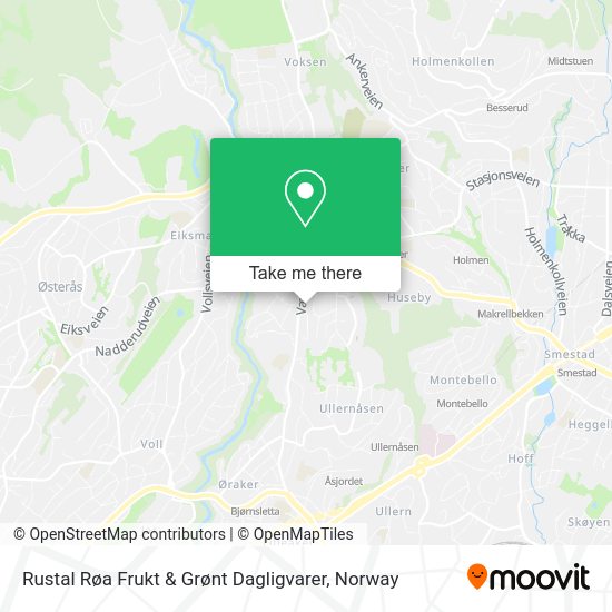 Rustal Røa Frukt & Grønt Dagligvarer map
