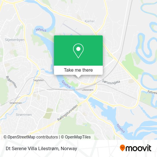 Dt Serene Villa Lilestrøm map