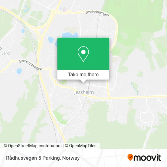Rådhusvegen 5 Parking map