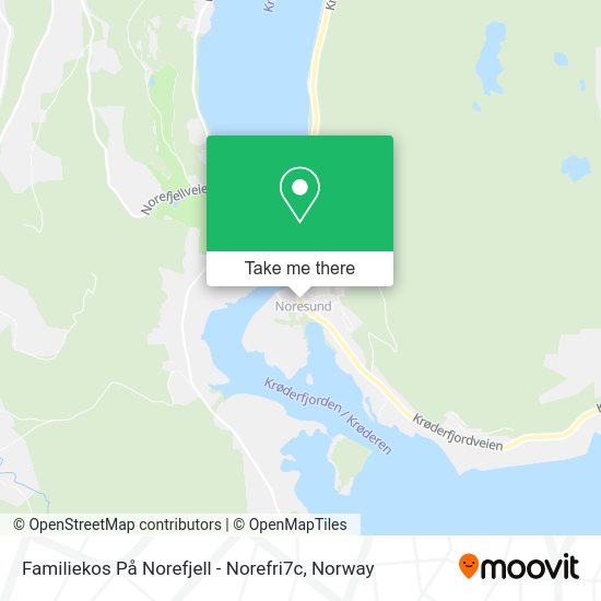 Familiekos På Norefjell - Norefri7c map
