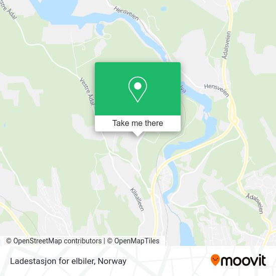 Ladestasjon for elbiler map