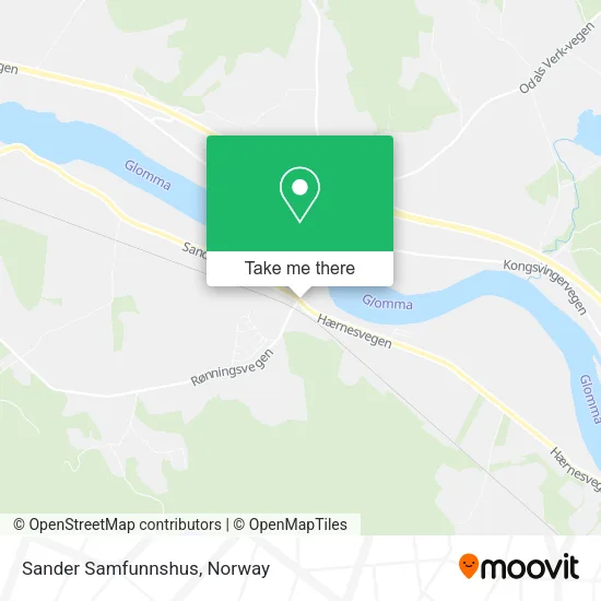 Sander Samfunnshus map