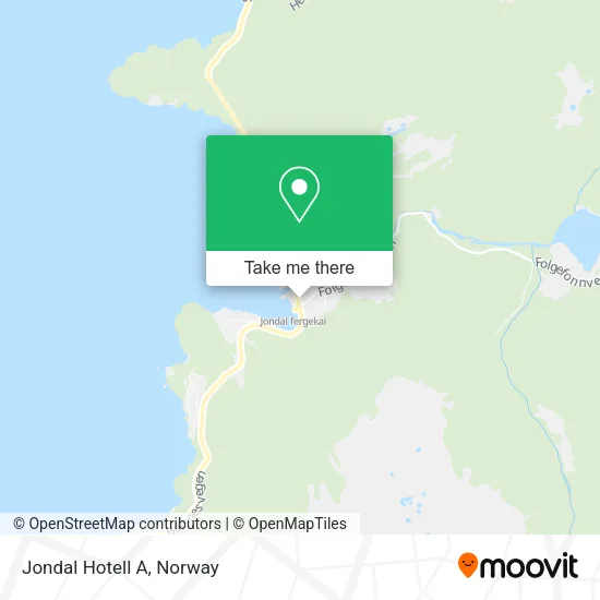 Jondal Hotell A map