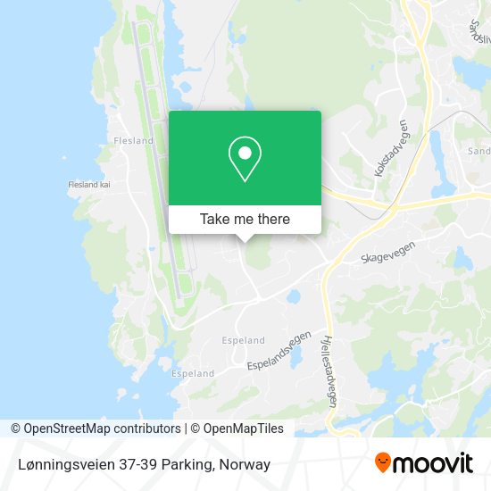 Lønningsveien 37-39 Parking map